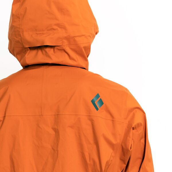 Black Diamond - Kurtka przeciwdeszczowa męska Fineline Stretch Shell - Saffron, Rozmiar: M, 9 zdjęcie
