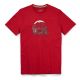 Smartwool - Koszulka męska Men’s Merino Sport 150 Overland Trek Short Sleeve Graphic Tee Slim Fit, Rhythmic Red
