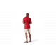Smartwool - Koszulka męska Men’s Merino Sport 150 Overland Trek Short Sleeve Graphic Tee Slim Fit, Rhythmic Red