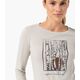 Super.Natural koszulka damska merino LS Sunbirch beżowa, Rozmiar: M, 4 zdjęcie