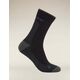Icebreaker skarpetki męskie Hike+ Ultralight Quarter z wełny merino - black / obsidian, Rozmiar: L (44.5-46.5)