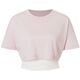 Super.Natural koszulka damska Crop Losee Tee - orchid ice / fresh white, Rozmiar: S