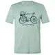 Super.Natural T-shirt męski Bicycle Nomad Tee - chinois green / blueberry, Rozmiar: XL