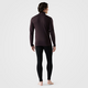 Smartwool koszulka męska M'S Classic Thermal Merino Base Layer 1/4 Zip - mink heather, Rozmiar: XL, 2 zdjęcie