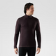 Smartwool koszulka męska M'S Classic Thermal Merino Base Layer 1/4 Zip - mink heather, Rozmiar: XL