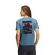 Black Diamond - T-shirt damski W MOUNTAINSCAPE SS TEE - Creek Blue, Rozmiar: S, 4 zdjęcie