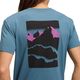 Black Diamond - T-shirt damski W MOUNTAINSCAPE SS TEE - Creek Blue, Rozmiar: L, 5 zdjęcie