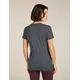 Icebreaker - Koszulka damska merino W 150 Tech Lite III SS Tee Terrain - Obsidian, Rozmiar: M, 2 zdjęcie